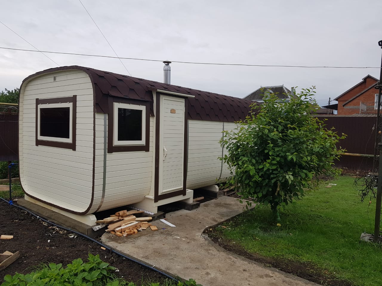 Квадро-баня 5.5м