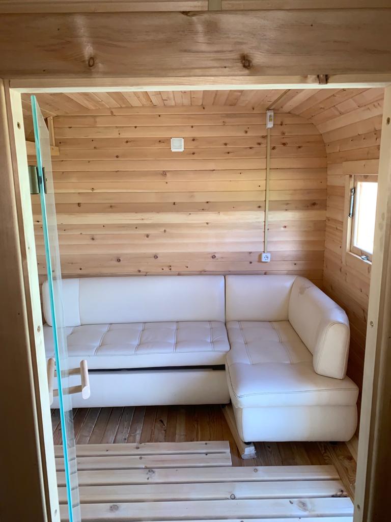 Квадро-баня 6м 3 отделения из кедра — фото